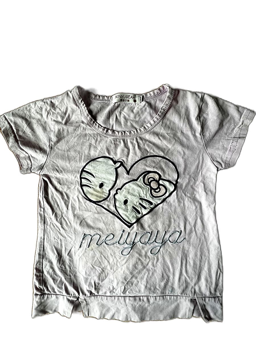 T-shirt featuring a Hello Kitty graphic